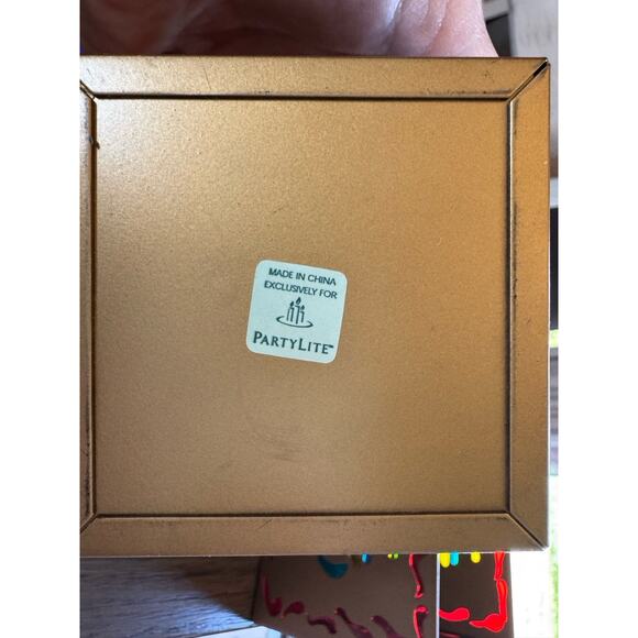 Retired Set 2 PartyLite Southwestern Lights Holiday Tea Light Candle Holders 3” - Picture 7 of 7